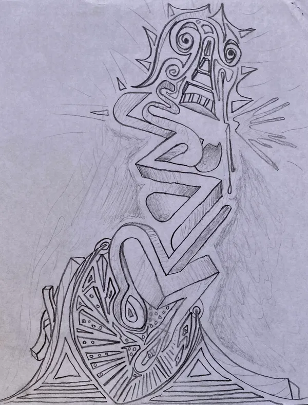 'Brainstorm 47' art piece by Daniel Sosebee