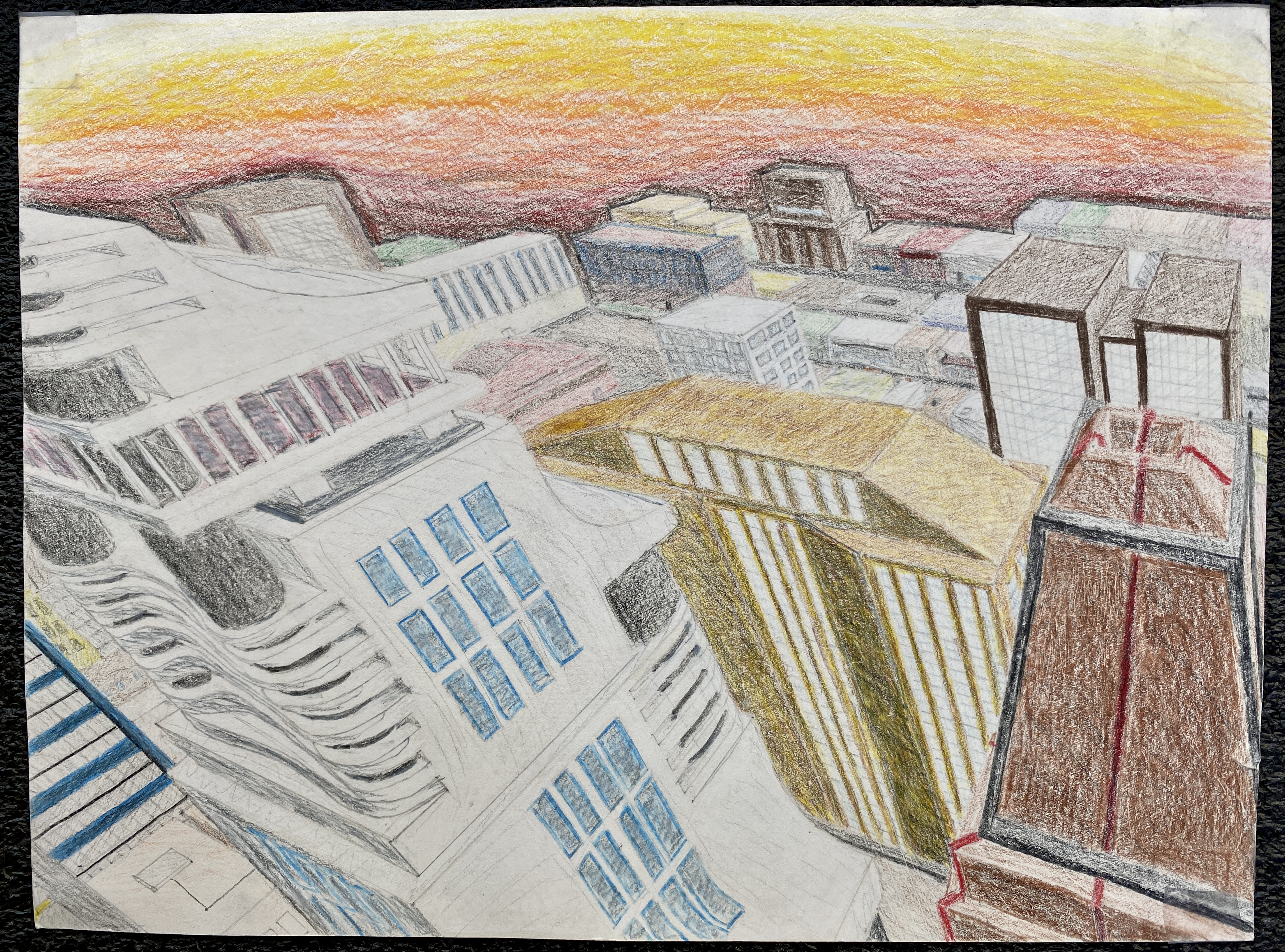 'Cityscape Three' art piece by Daniel Sosebee